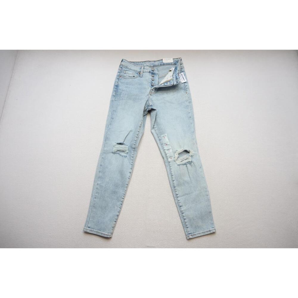 Old‎ Navy Rockstar O.G Straight High Rise Stretch Denim Jeans Womens Sz 2 NWT